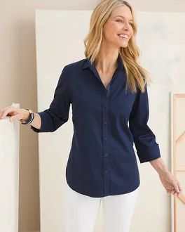 No-Iron Stretch Shirt | Chico's