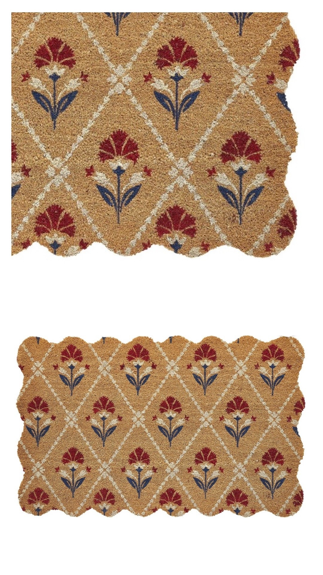 Block print front door mat 

#LTKHome