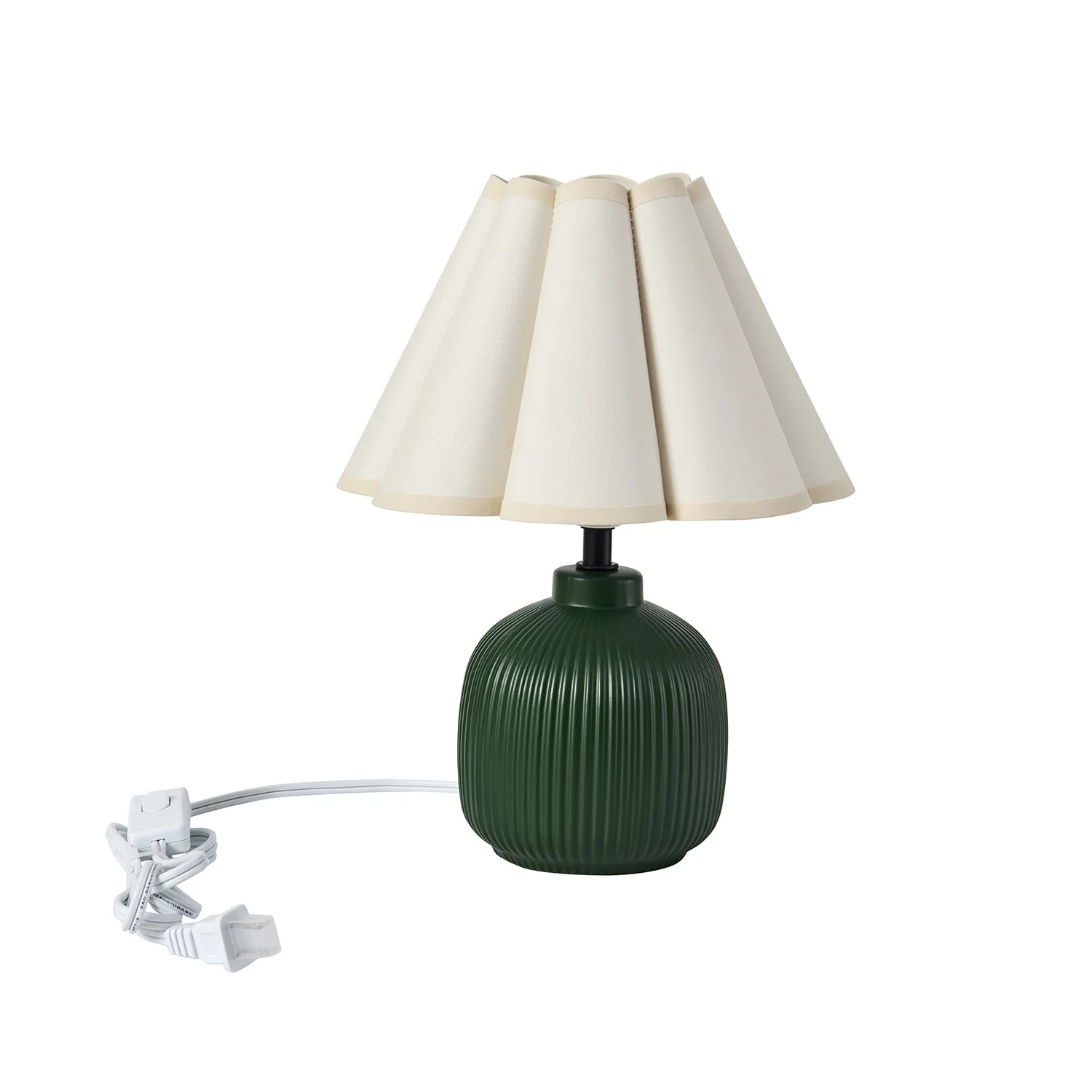 Home Decor Collection 12.5" Green Ceramic Table Lamp | Walmart (US)