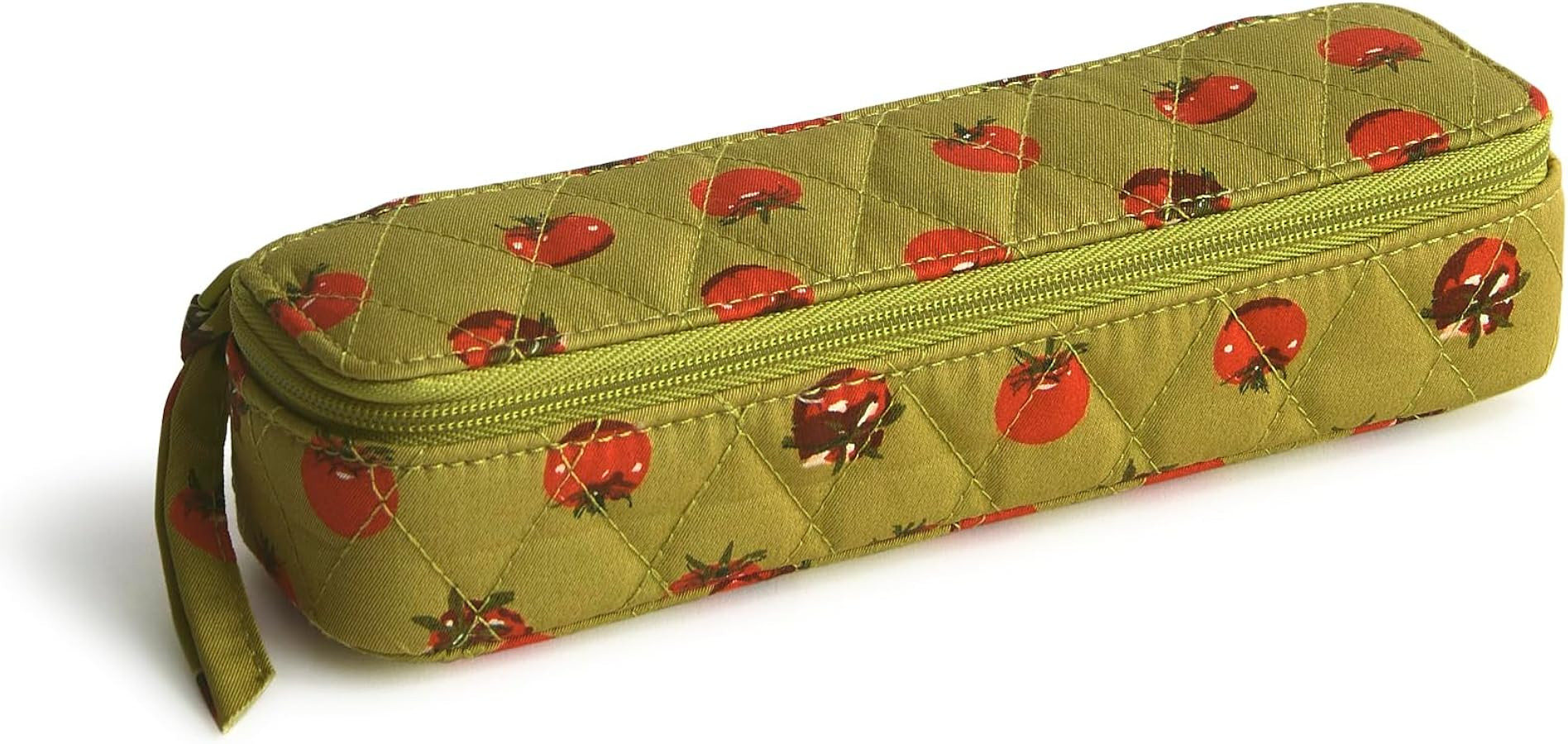 Vera Bradley Premium Cotton Travel Pill Case, Tiny Tomatoes Palm | Amazon (US)