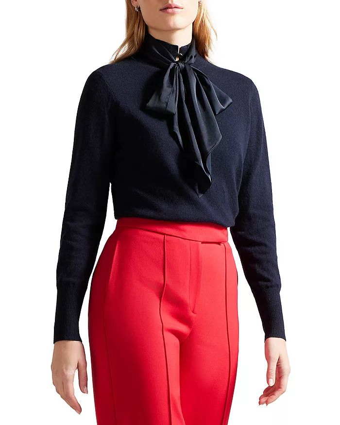 Tie Bow Neck Sweater | Bloomingdale's (US)