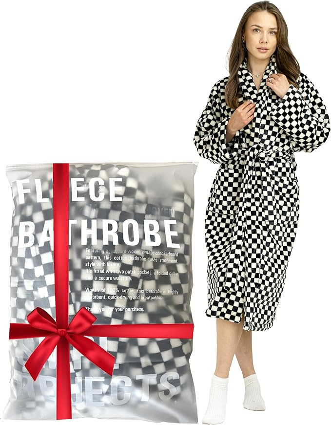 Fleece Robes Women Thick Plush Womens Robe Ladies Bathrobe Bath Robes Female Long Soft Fluffy Fuz... | Amazon (US)