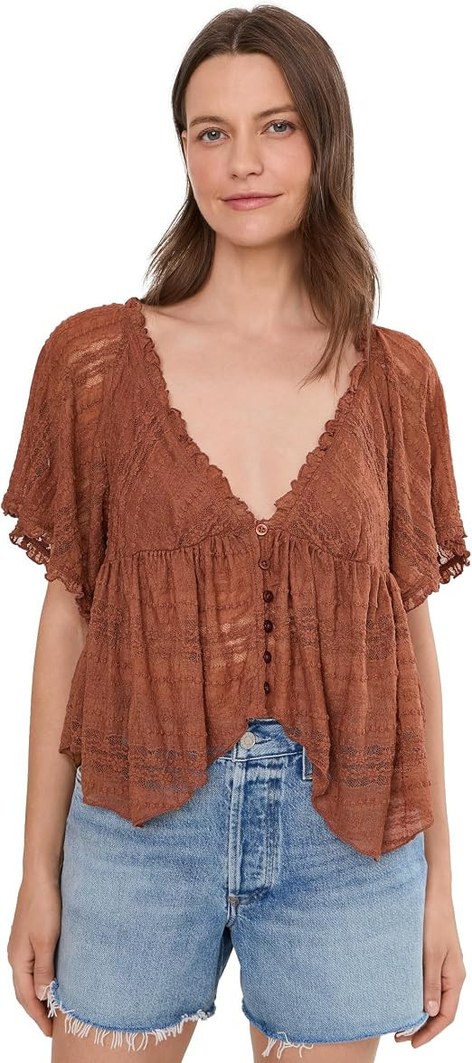 Free People in Your Dreams Lace Top | Amazon (US)