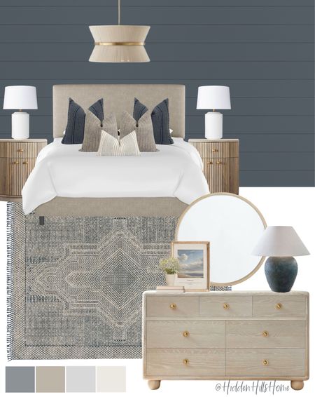 Bedroom mood board, coastal bedroom design inspiration, master bedroom mood board #bedroom 

#LTKhome #LTKsalealert