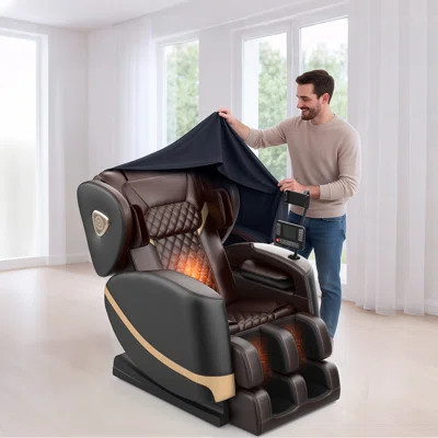 Otillia Massage Chair Full Body, Zero Gravity Massage Chair with 10 Fix Rollers, Heating, Foot Massage, Auto Modes, Bluetooth Speaker, Touch Screen Co | Wayfair North America