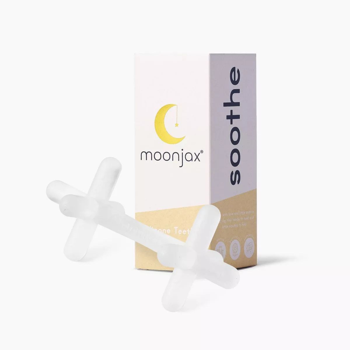 Moonjax Silicone Baby Teether Clear | Target