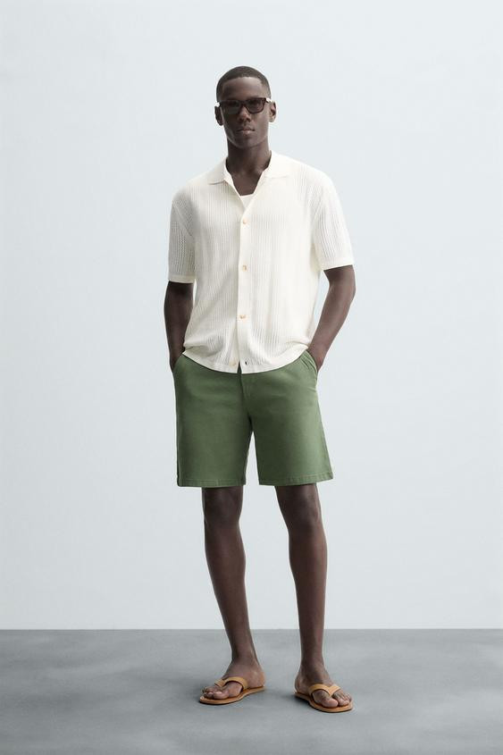 OPEN KNIT SHIRT | Zara US