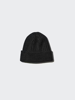 HEATTECH Ribbed Beanie Black UNIQLO US | UNIQLO (US)