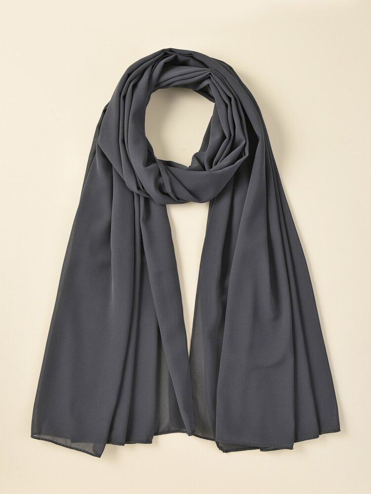 Plain Chiffon Scarf | SHEIN