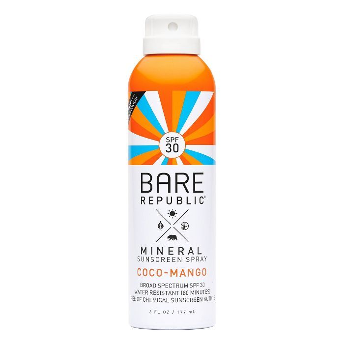Bare Republic Coco Mango Mineral Spray - SPF 30 - 6 fl oz | Target