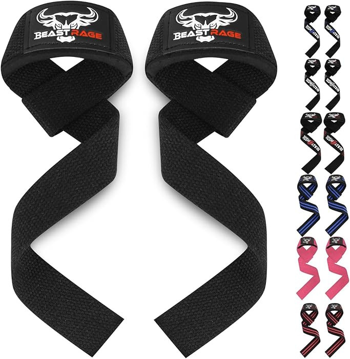 BEAST RAGE Lifting Wrist Straps for Weightlifting, Weight Lifting Straps Gym Grip Power Workouts ... | Amazon (US)