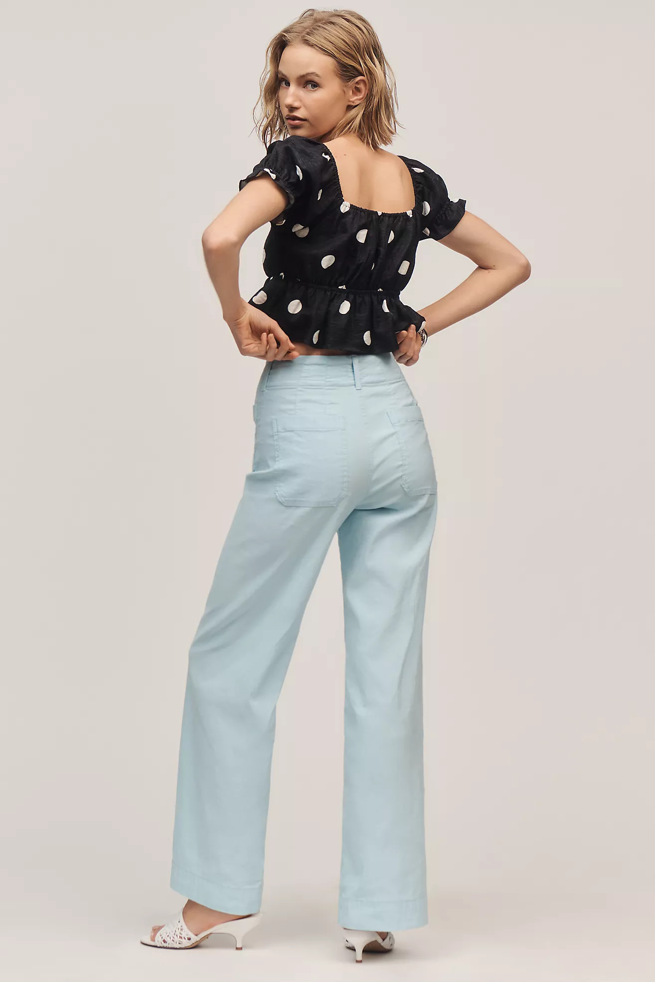 The Colette Full-Length Wide-Leg Pants by Maeve | Anthropologie (US)