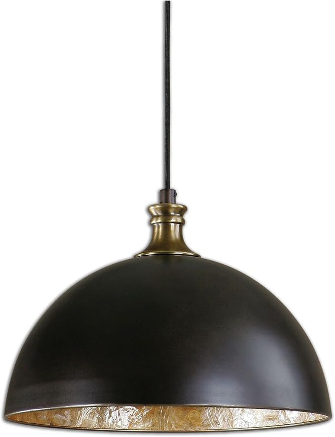 Uttermost, Bronze 22028 Placuna 1 Light Pendant | Amazon (US)