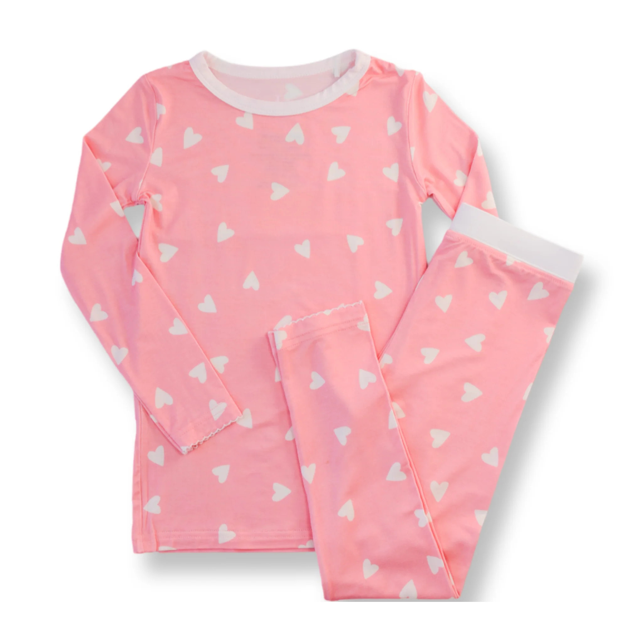 Endless Hearts Bamboo Two Piece Set | Lillie & Lilah