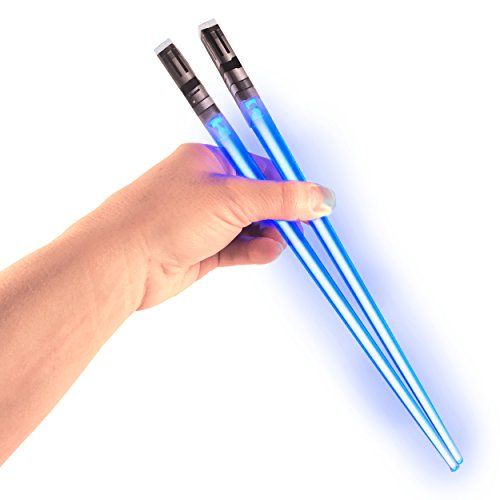 Lightsaber Chopsticks Light Up - LED Glowing Light Saber Star Wars Chop Sticks - Reusable Sushi Ligh | Amazon (US)