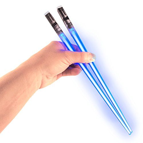 Lightsaber Chopsticks Light Up - LED Glowing Light Saber Star Wars Chop Sticks - Reusable Sushi L... | Amazon (US)