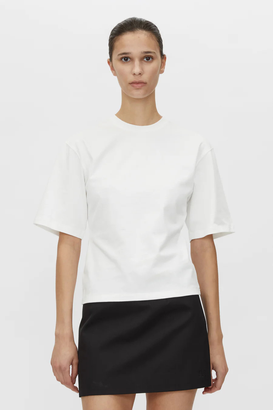 Hirst Cotton Tee in Soft White - CAMILLA AND MARC® C&M | CAMILLA AND MARC (ANZ)