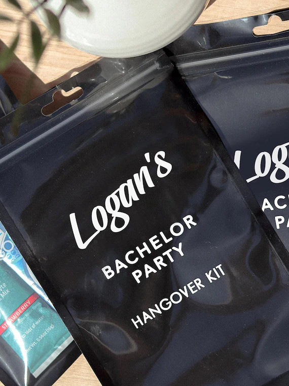Bachelor Party Hangover Kit Hangover Recovery Kit with Supplies Upgrade | Bachelor Party Favor Gr... | Etsy (US)