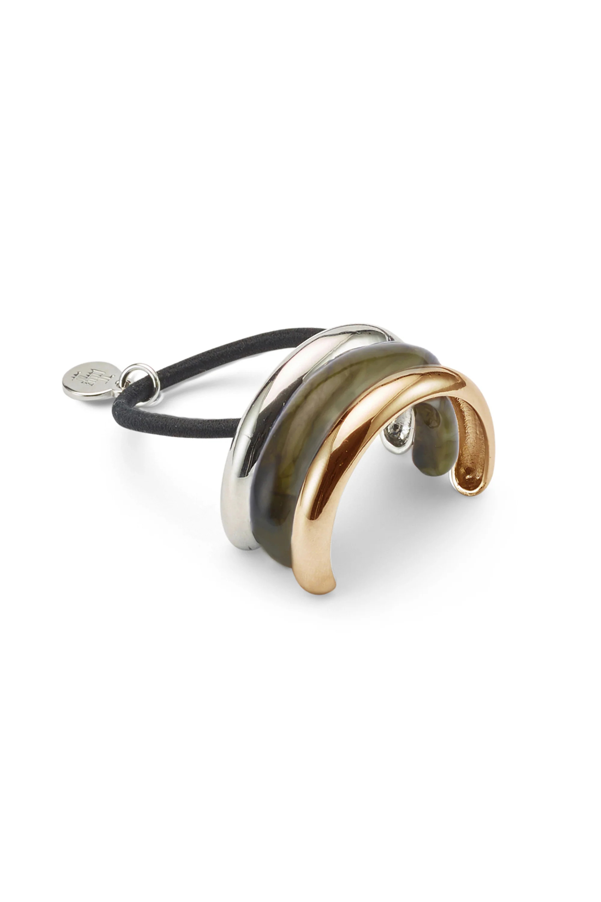 Anya Mixed Metal Marble Pony Cuff | Lelet NY