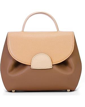 Small Top Handle Bag Crossbody Bags Purses for Women Designer Luxury Mini Faux Leather Shoulder B... | Amazon (US)