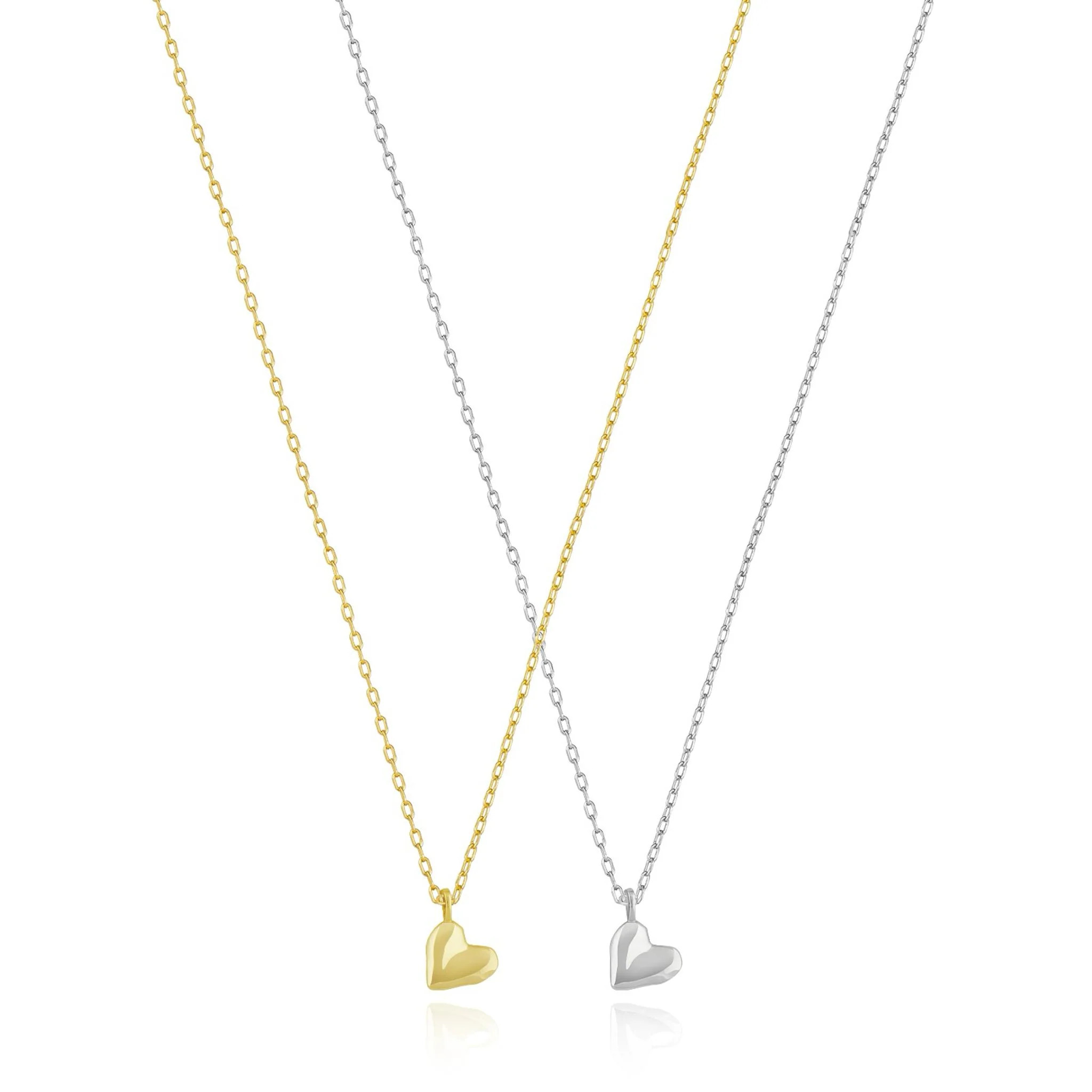 Wavy Heart on Dainty Chain | MB Styles