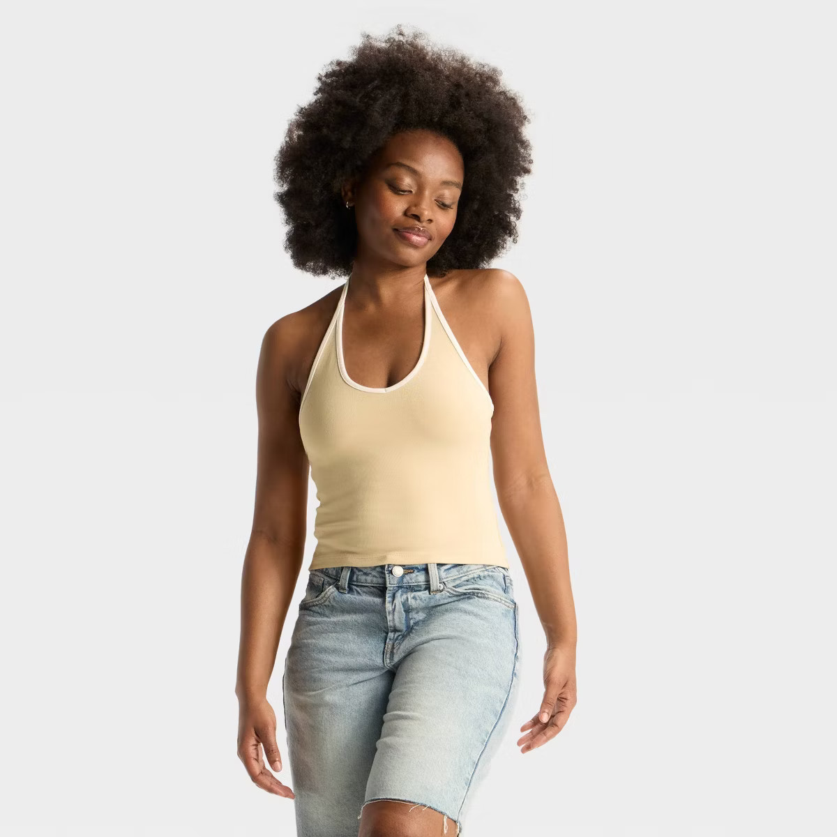 Women's Interlock Halter Tank Top - Wild Fable™ | Target
