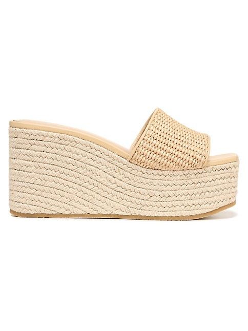 Gable Raffia Espadrille Wedge Sandals | Saks Fifth Avenue