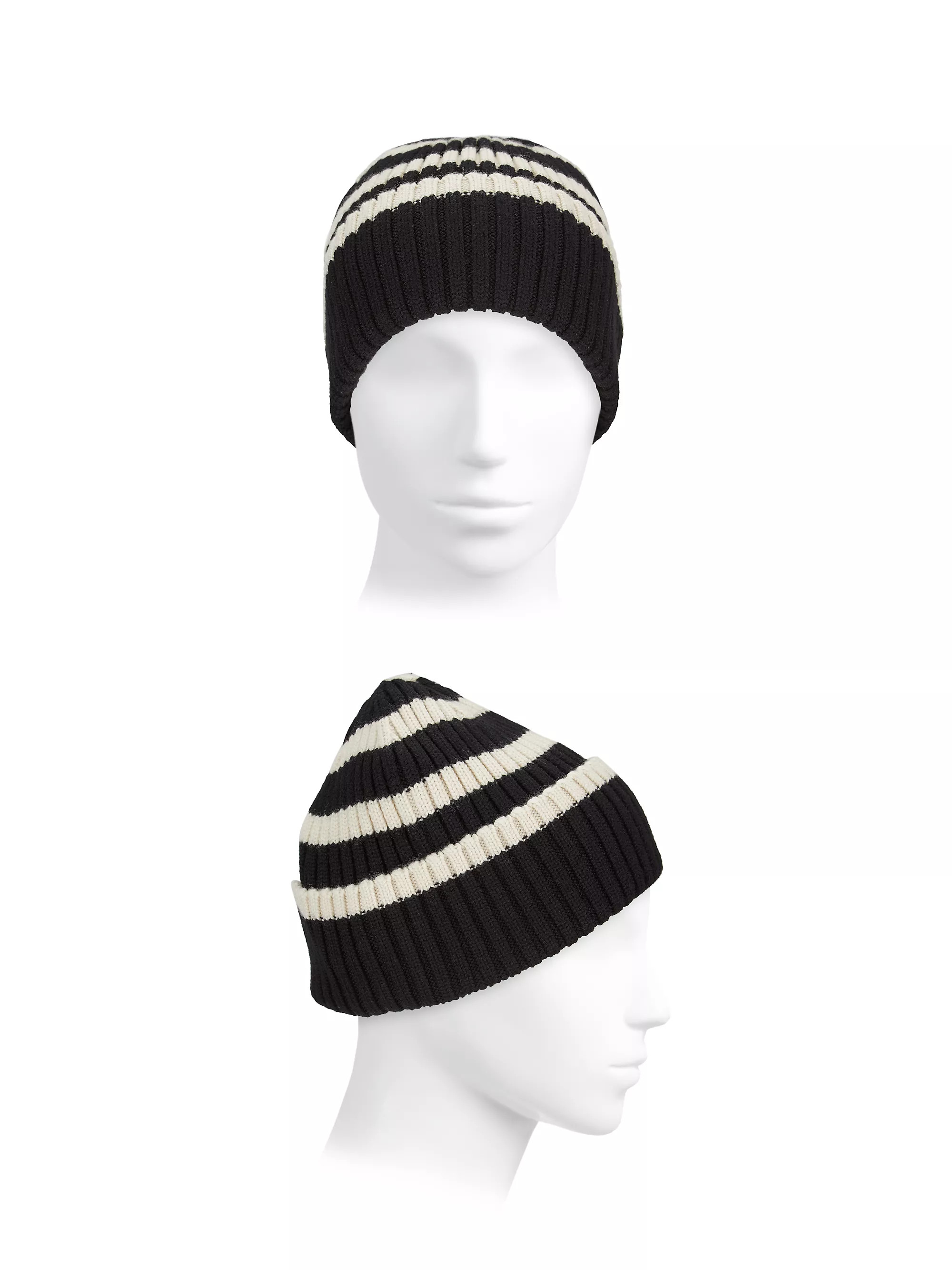 Signature Striped Wool Beanie | Saks Fifth Avenue