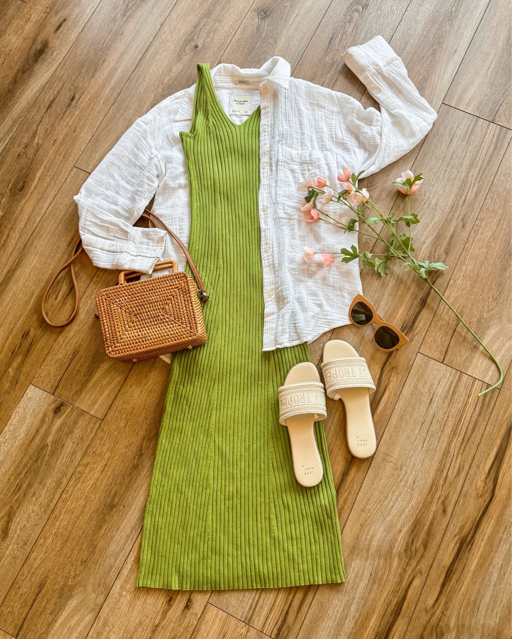 one of my fav shades of green for spring & summer! love this ribbed knit sweater tank dress from amazon. 

summer outfits. spring outfits.

#LTKootd #LTKSaleAlert #LTKSeasonal