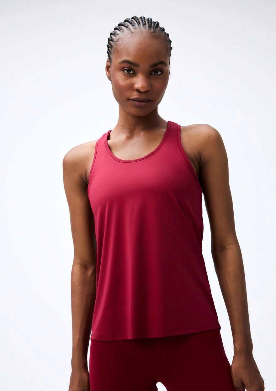 regata esportiva feminina nadador proteção uv - vermelho | Hering (BR)