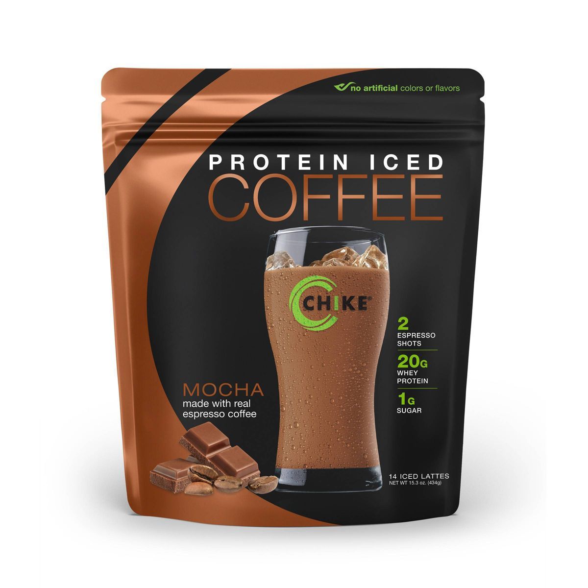 Chike Protein Iced Coffee Bag - Mocha - 15.3oz | Target