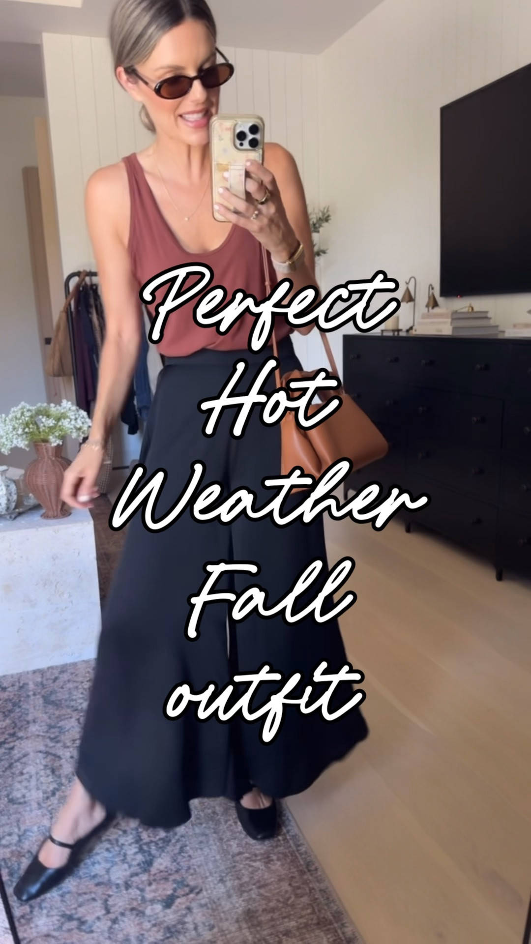 Watch this video all the way through for different ways, you can wear these washable silk Palazzo pants from Quince! They wash beautifully and I cannot say enough good things about them. They’re perfect for travel, errands, picking up the kids from school, or even dressing up for a nice lunch or business meeting. Plus, they’re so lightweight that they’re perfect to wear on these hot days leading into fall. I’m wearing a size small, which is my normal size.

I paired it with a $16 tank in the 1st look and then threw over my favorite denim jacket of all time!. And then the sweater in the second look is one of my absolute favorites. It’s so classic and gorgeous and even has cashmere in it! And you can’t beat the price! Wearing my normal size small and everything!

@Quince  #QuincePartner

#LTKOver40 #LTKootd
