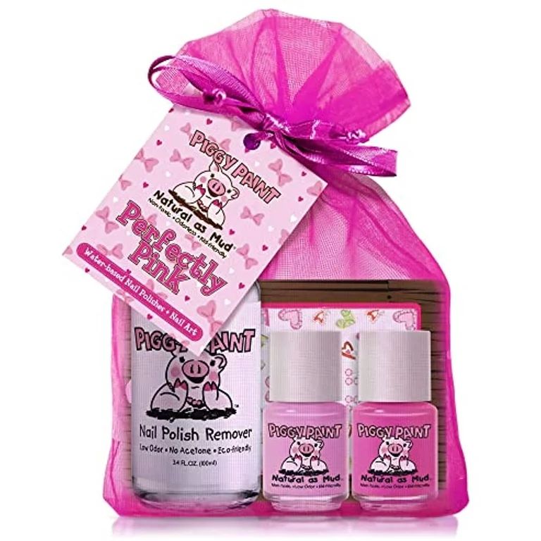 Piggy Paint 100% Non-toxic Girls Nail Polish, Safe, Chemical Free, Low Odor for Kids - ( PINKie P... | Walmart (US)