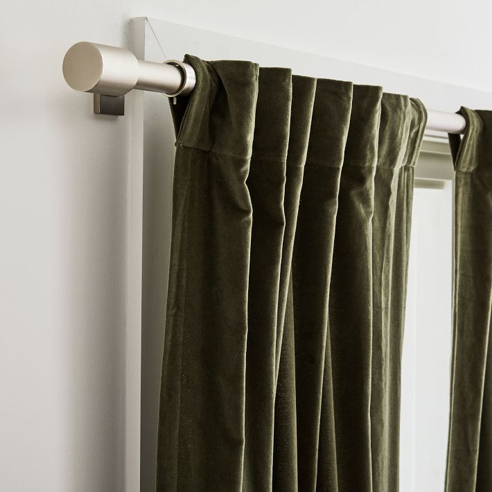 Cotton Velvet Curtain | West Elm (US)