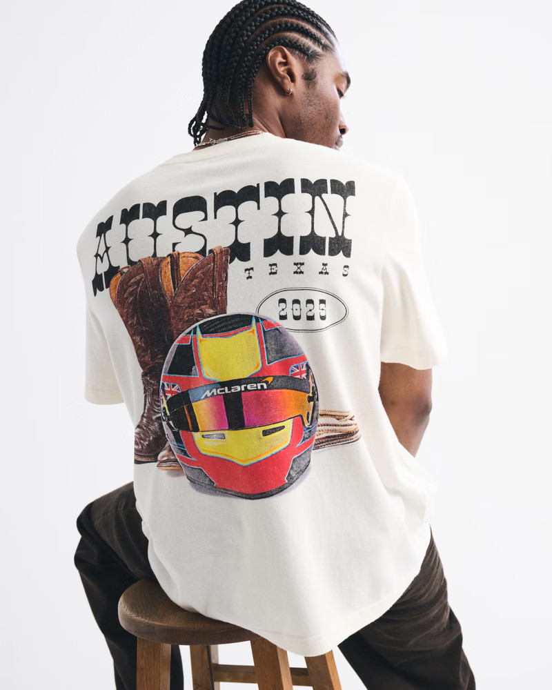 Men's McLaren Vintage-Inspired Graphic Tee | Men's Tops | Abercrombie.com | Abercrombie & Fitch (US)