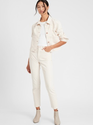 High-Rise Straight Rigid Jean | Banana Republic (US)