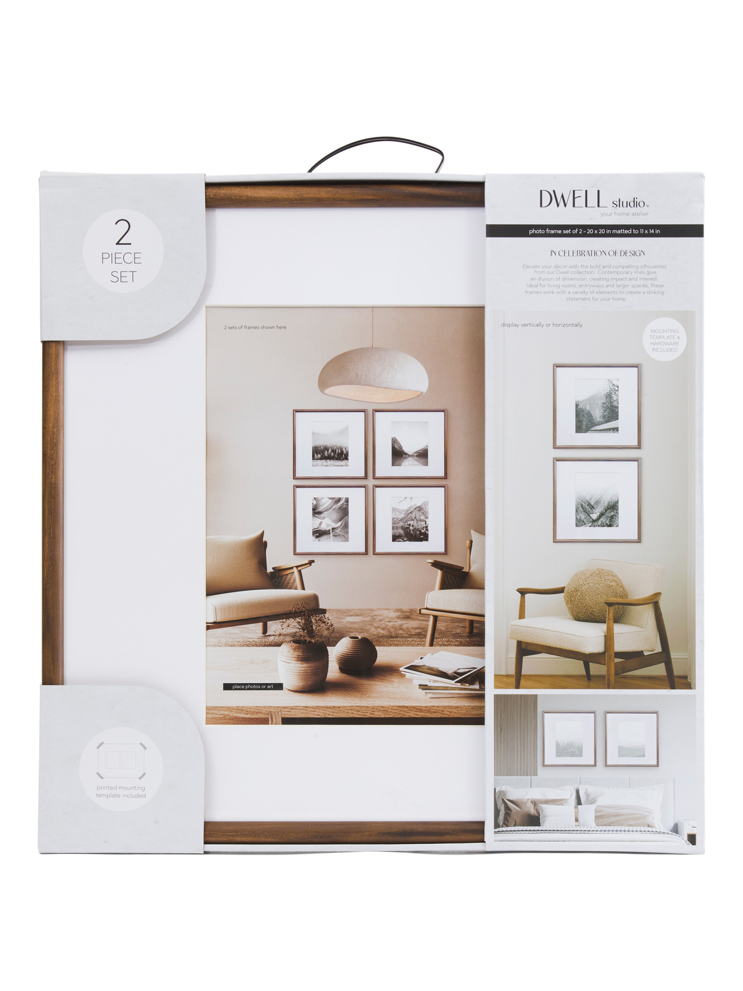 2pk 20x20 Matted To 8x10 Wall Portrait Frame Set | TJ Maxx