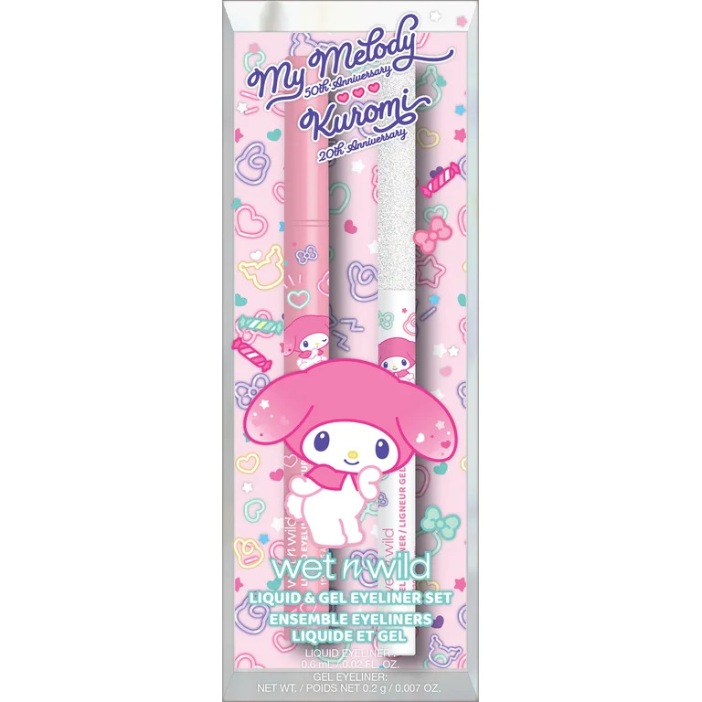 wet n wild Liquid and Gel Eyeliner Set - Bunny Bloom | Walmart (US)