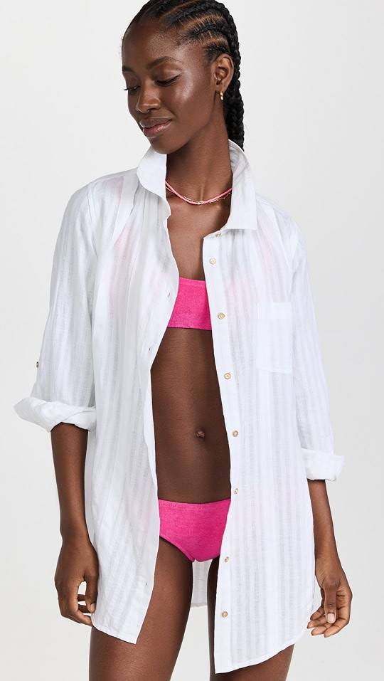 The Pleated Oxford Tunic | Shopbop