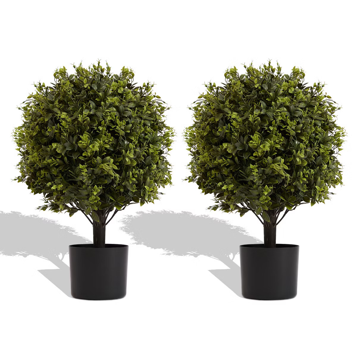 KTMBDW 2 Pack 21.6inch Artificial Topiary Ball Plants, Faux Boxwood Ball in Pot, Fake Outdoor Pla... | Target
