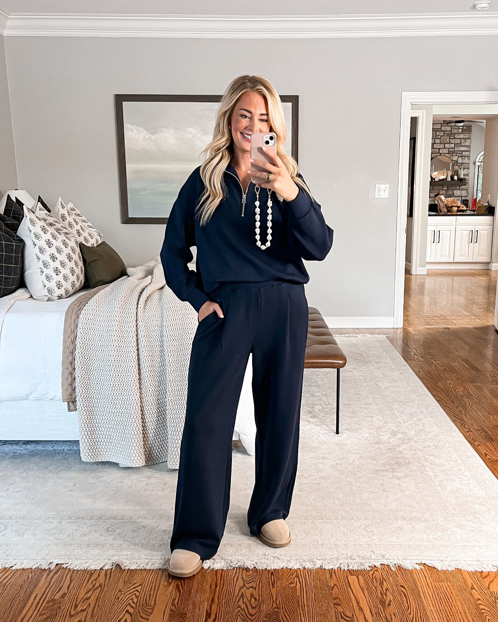 Wearing a small in both the top & bottoms - both fit true to size Travel outfit

Travel outfit, airport outfit, casual outfit, set, sweatpant set, Uggs, winter outfit, winter look

#LTKHoliday #LTKootd #LTKTravel