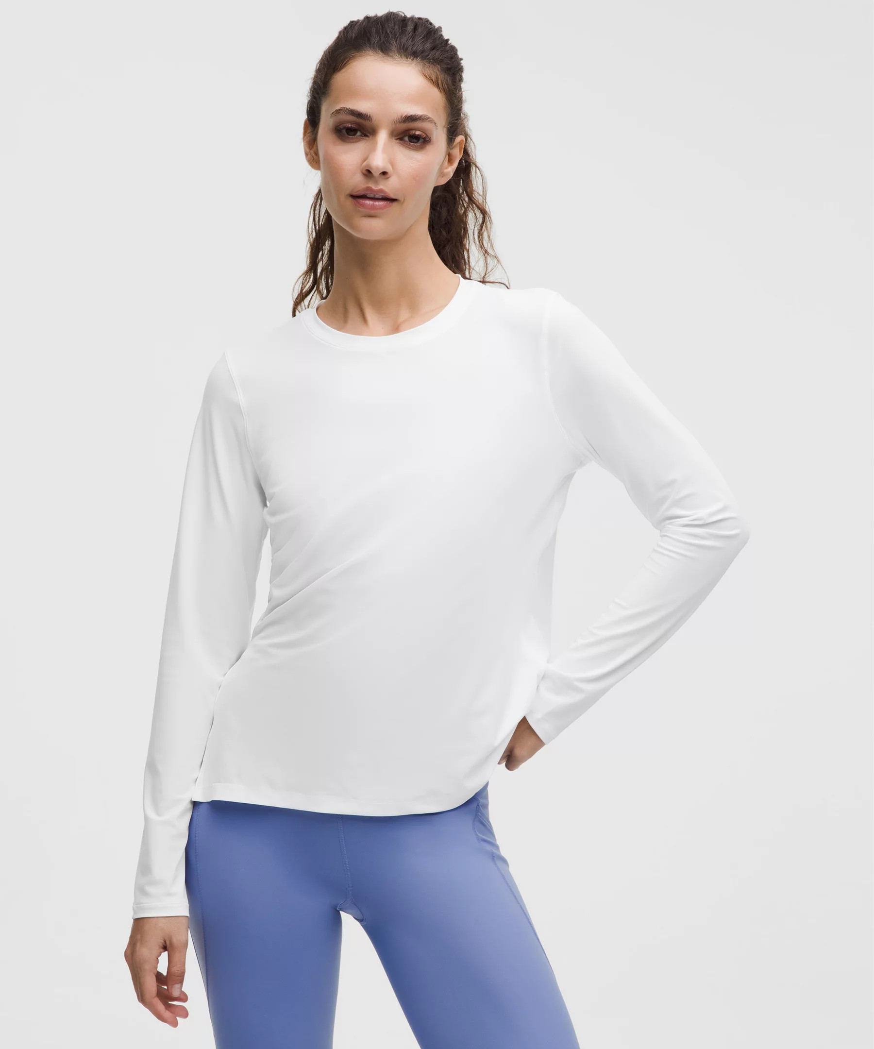 UV-Protective Side Ruched Running Long Sleeve | lululemon (CA)