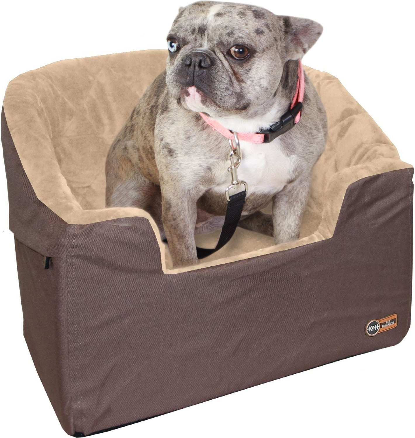 K&H PET PRODUCTS Bucket Booster Seat Knockdown Dog Booster Seat, Tan, Large - Chewy.com | Chewy.com