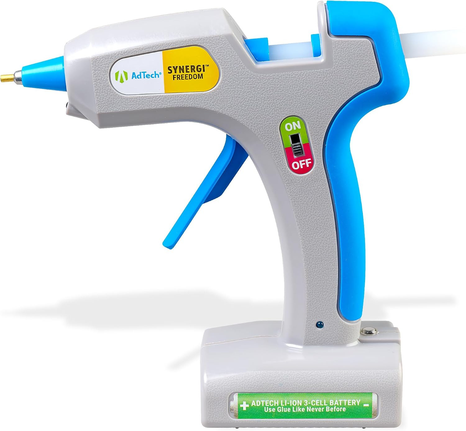 AdTech Freedom Cordless Hot Glue Gun – Rechargeable 25W Glue Gun with LED Light & USB-C Charging – Perfect for Crafts, DIY, & Repairs – Includes 5 Stringless Glue Sticks | Amazon (US)