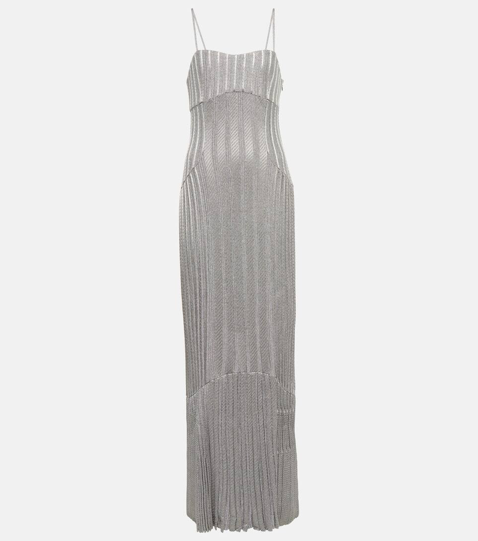 Metallic knit gown | Mytheresa (INTL)