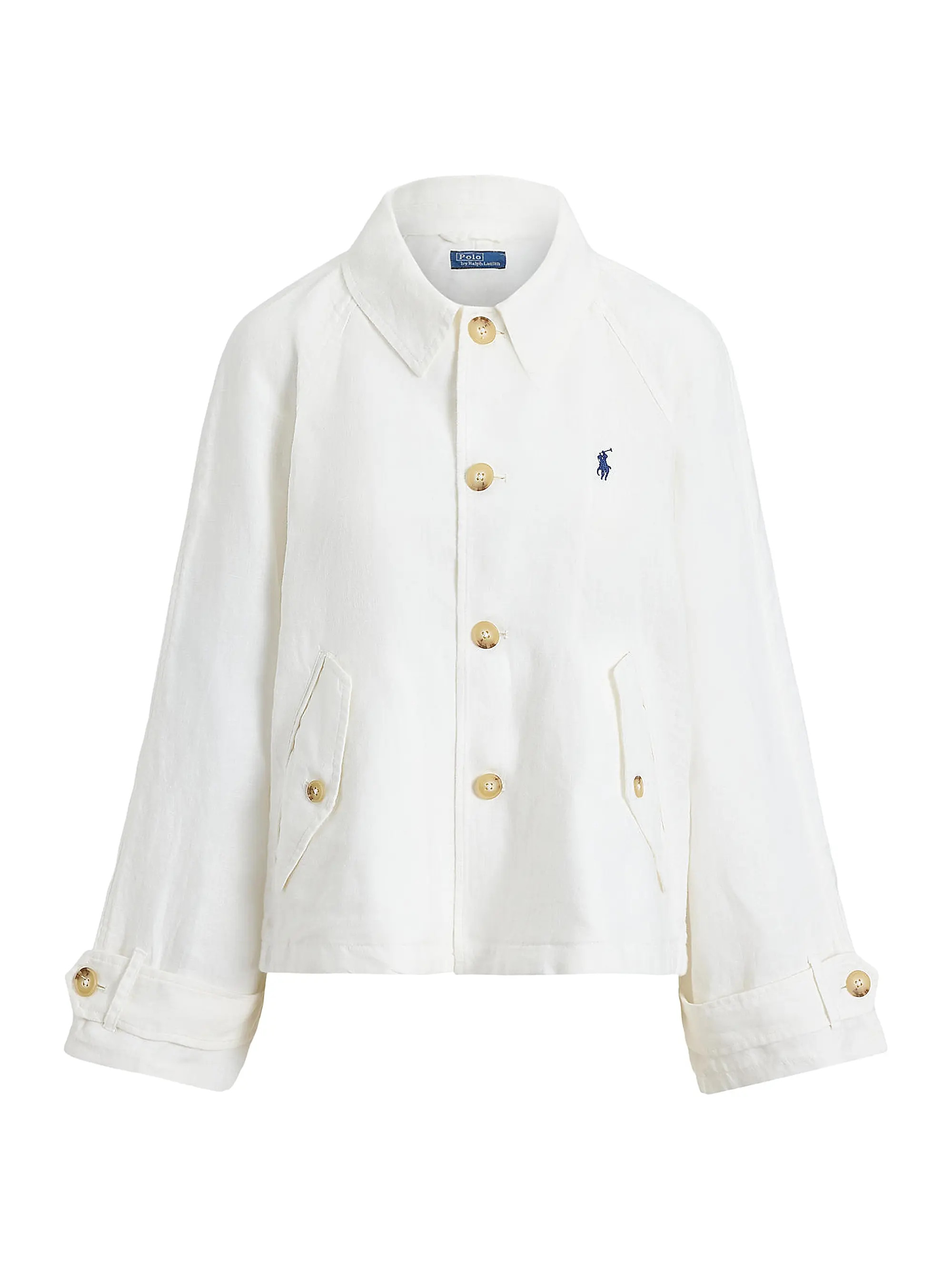 Polo Ralph Lauren Linen Windbreaker Jacket | Saks Fifth Avenue | Saks Fifth Avenue