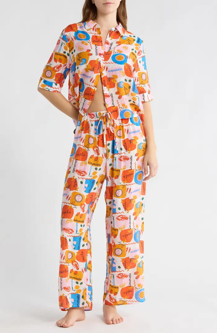 Swim Cover-Up Shirt & Pants Set | Nordstrom Rack