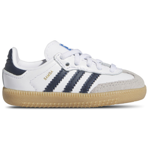 Boys adidas Originals adidas Originals Samba - Boys' Toddler Soccer Shoe White/Collegiate Navy/Gum Size 04.0 | Kids Foot Locker (US)