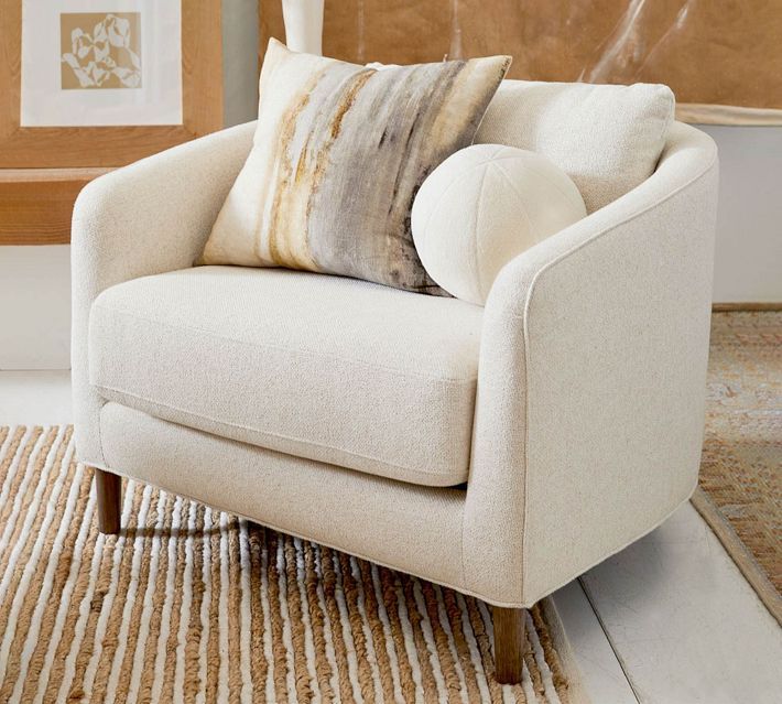 Remmy Upholstered Armchair | Pottery Barn (US)