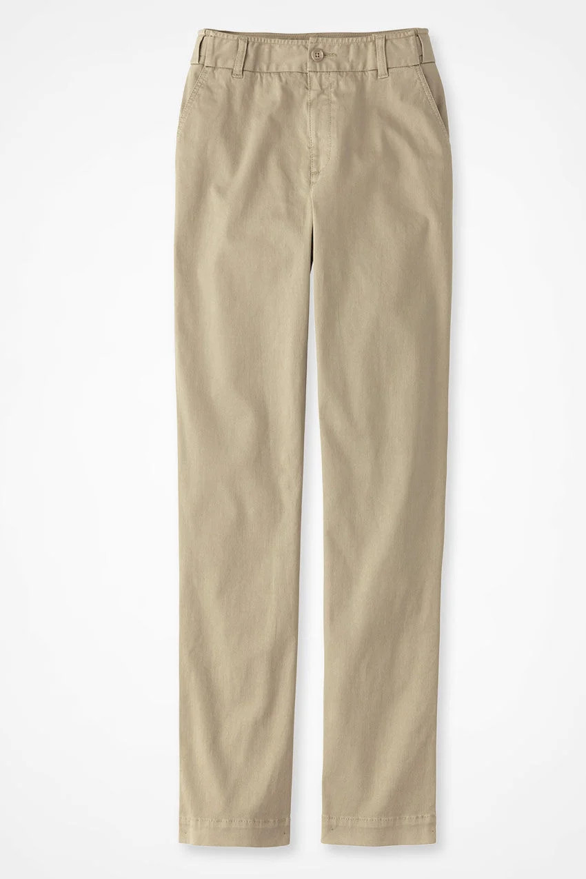 Hidden Stretch-Waist Chinos | Coldwater Creek